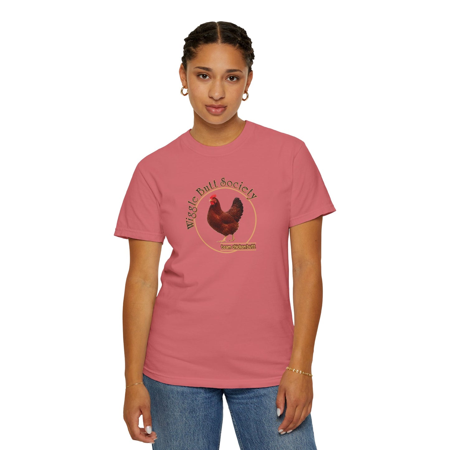 Rhode Island Red Chicken Butt Crew Tee