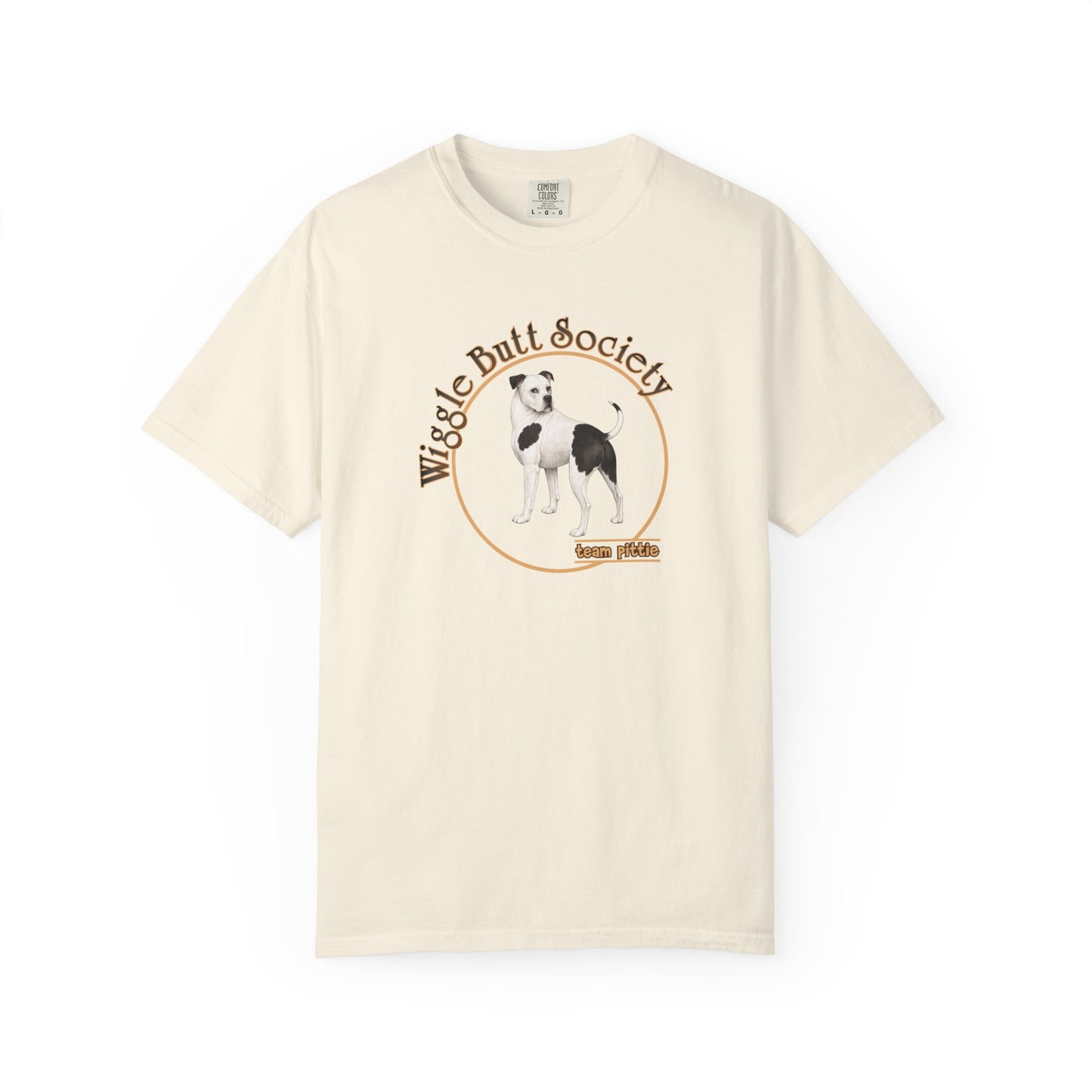 Piebald Pittie Tee - Double Sided - "...I Like My Pittie"