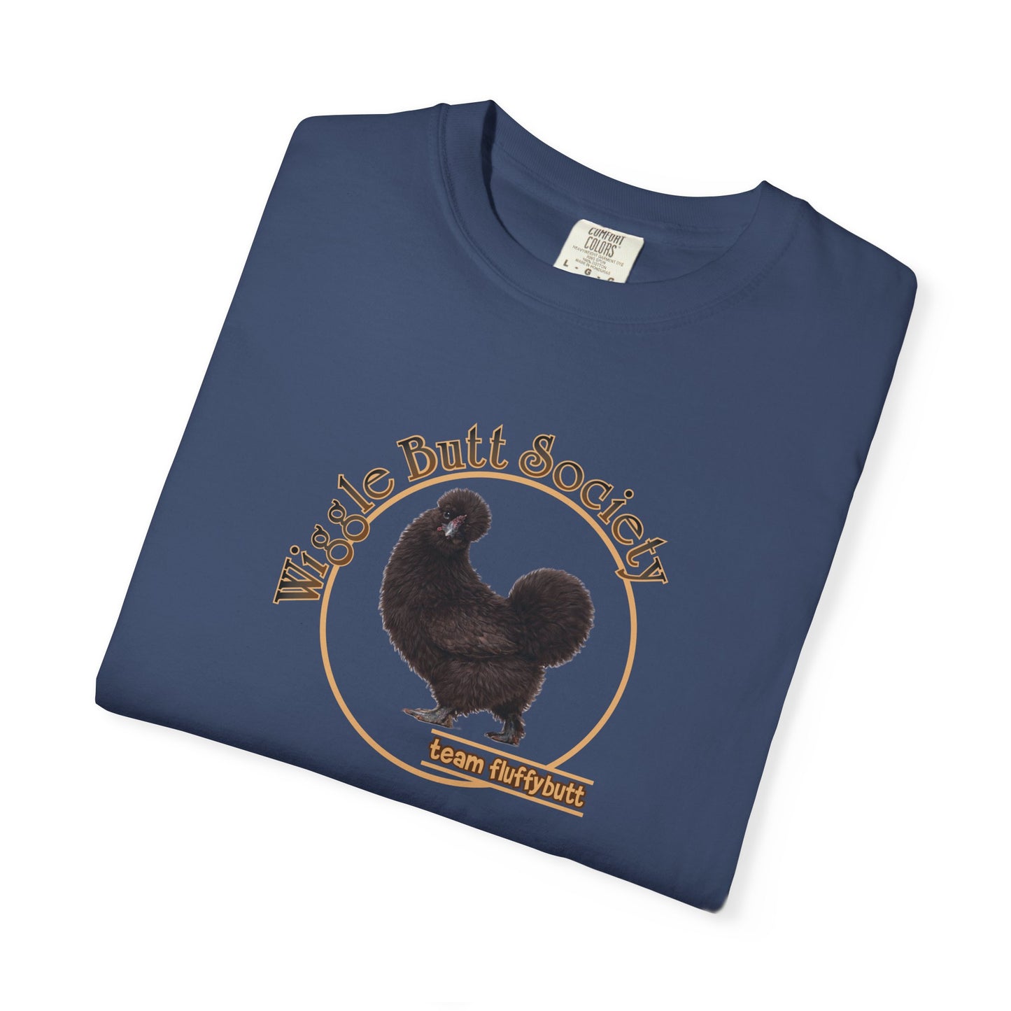 Black Silkie Fluffy Butt Crew Tee