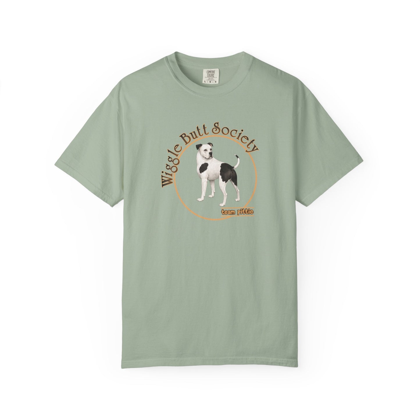 Piebald Pittie Tee - Double Sided - "...I Like My Pittie"