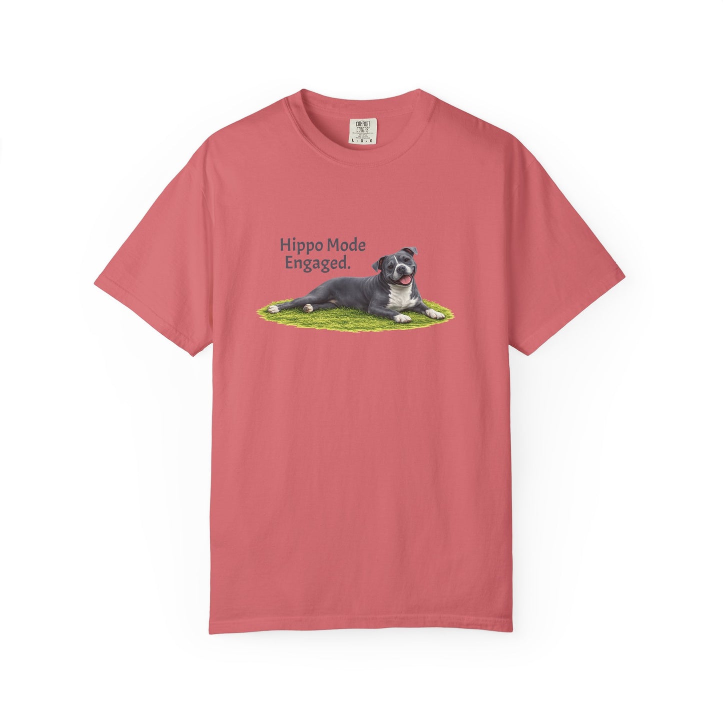 Hippo Mode Engaged. Pittie Tee