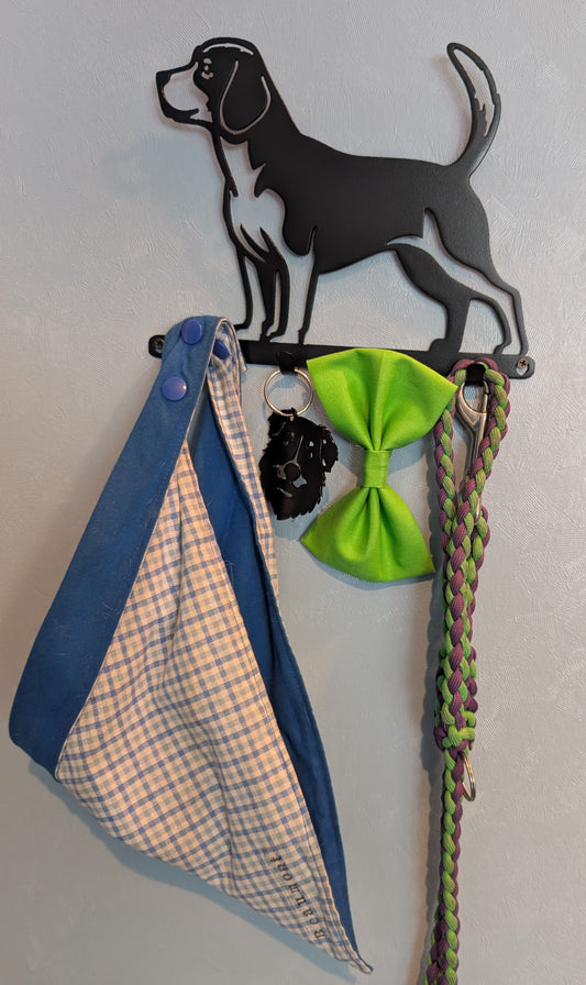 Beagle Small Key & Leash Organizer