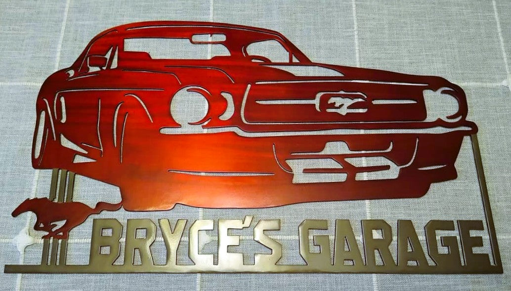 Custom Garage Sign – Personalized Metal Art for Car Lovers