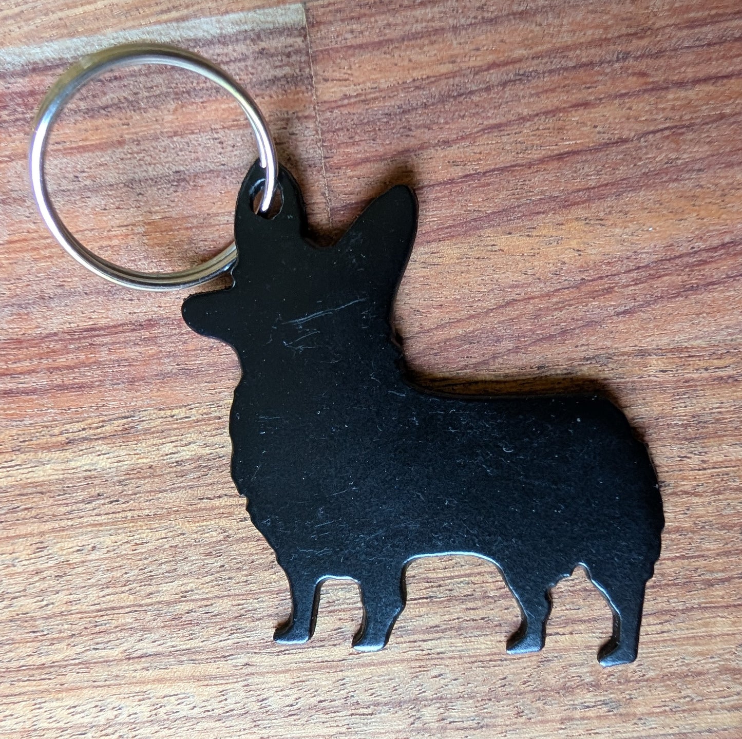 Corgi Retriever Metal Keychain