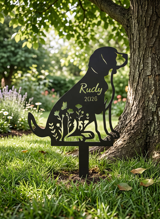 Personalized Dog Memorial Stake