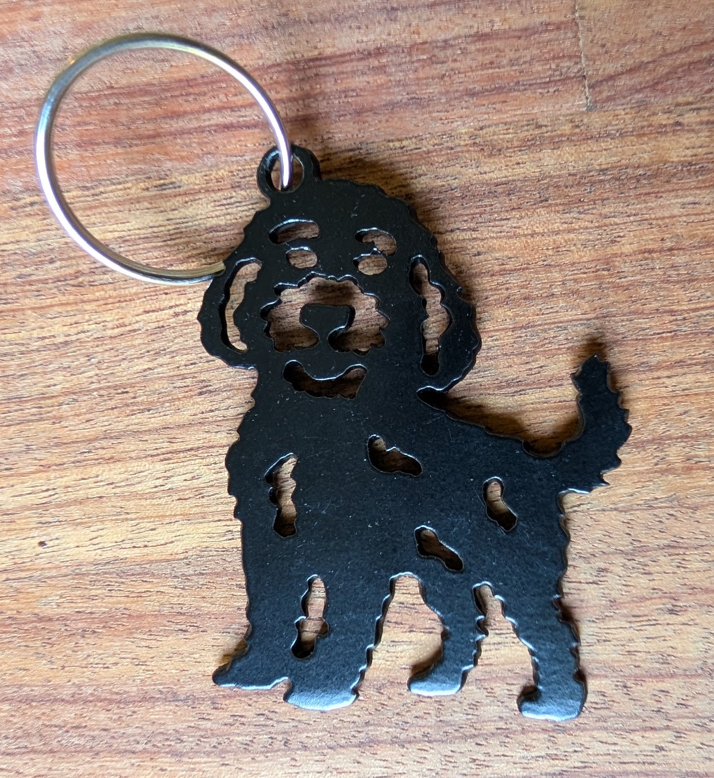 Doodle Metal Keychain