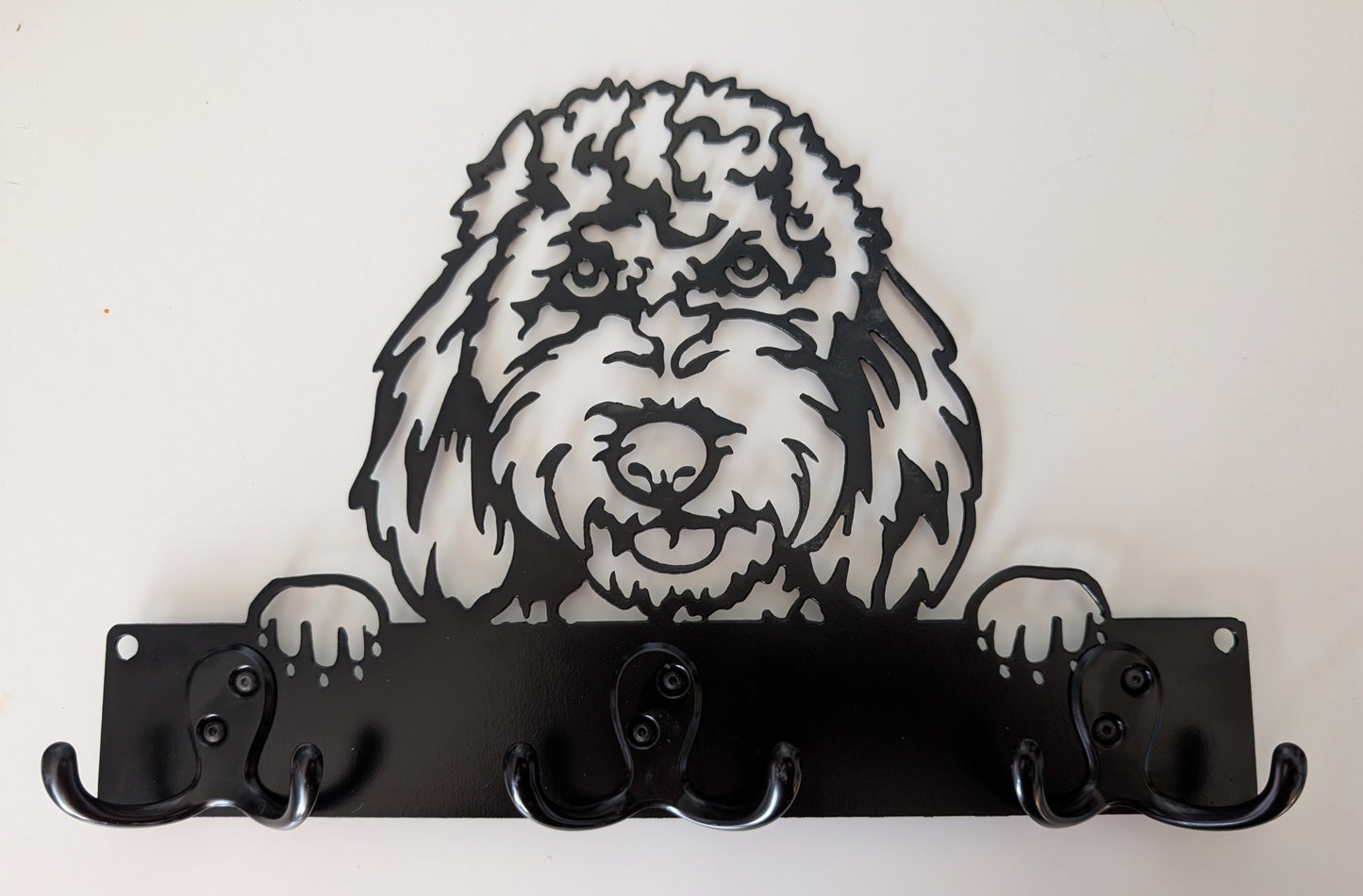 Doodle Metal Leash Hanger