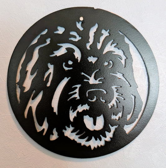 Doodle Metal Wall Round