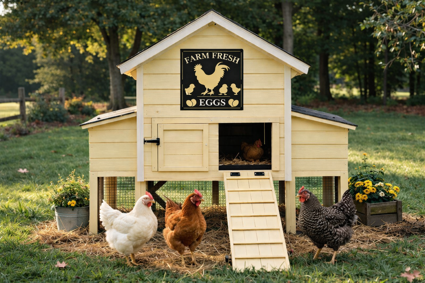 Farm Fresh Eggs – Metal Wall Art