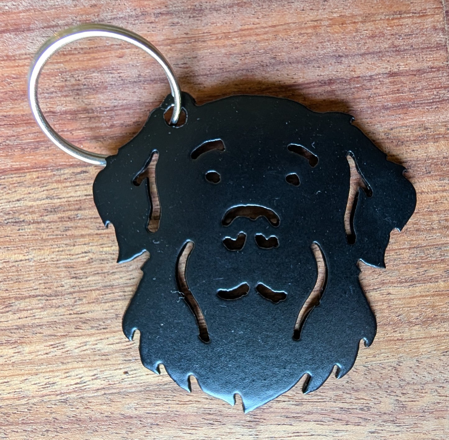 Golden Retriever Metal Keychain