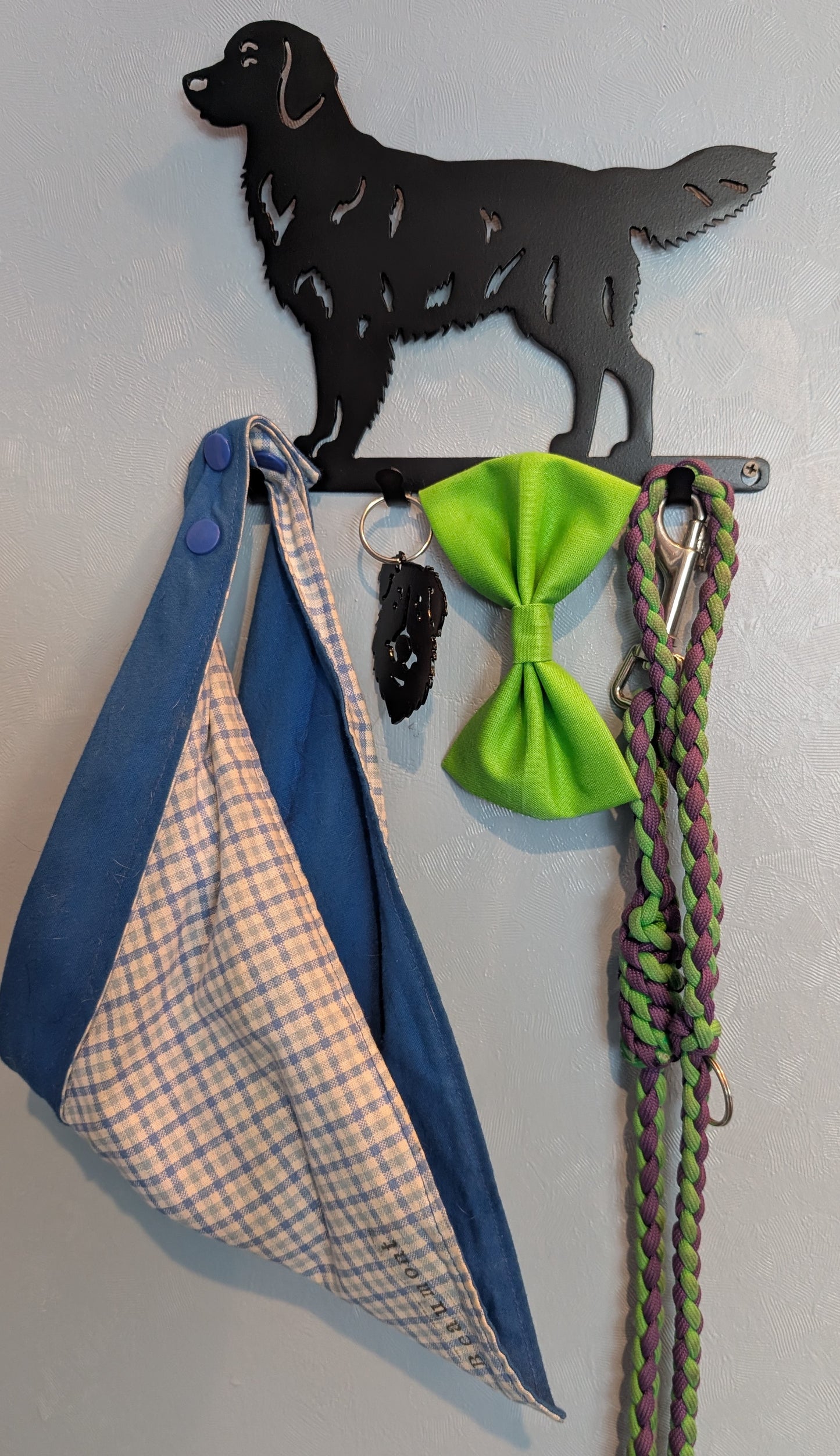 Golden Retriever Small Key & Leash Organizer