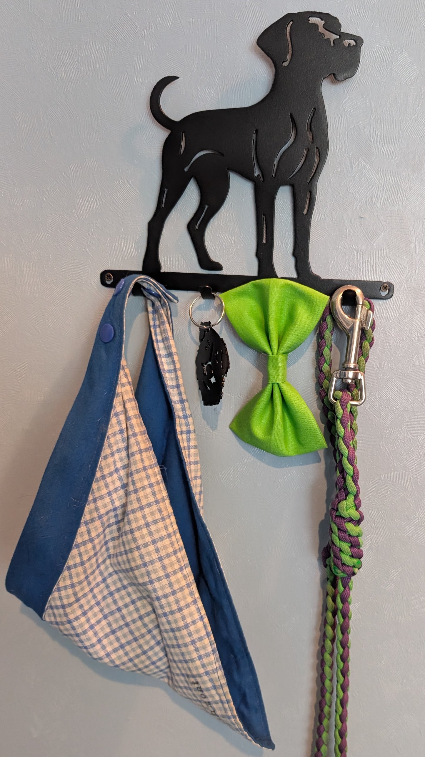 Great Dane Small Key & Leash Organizer