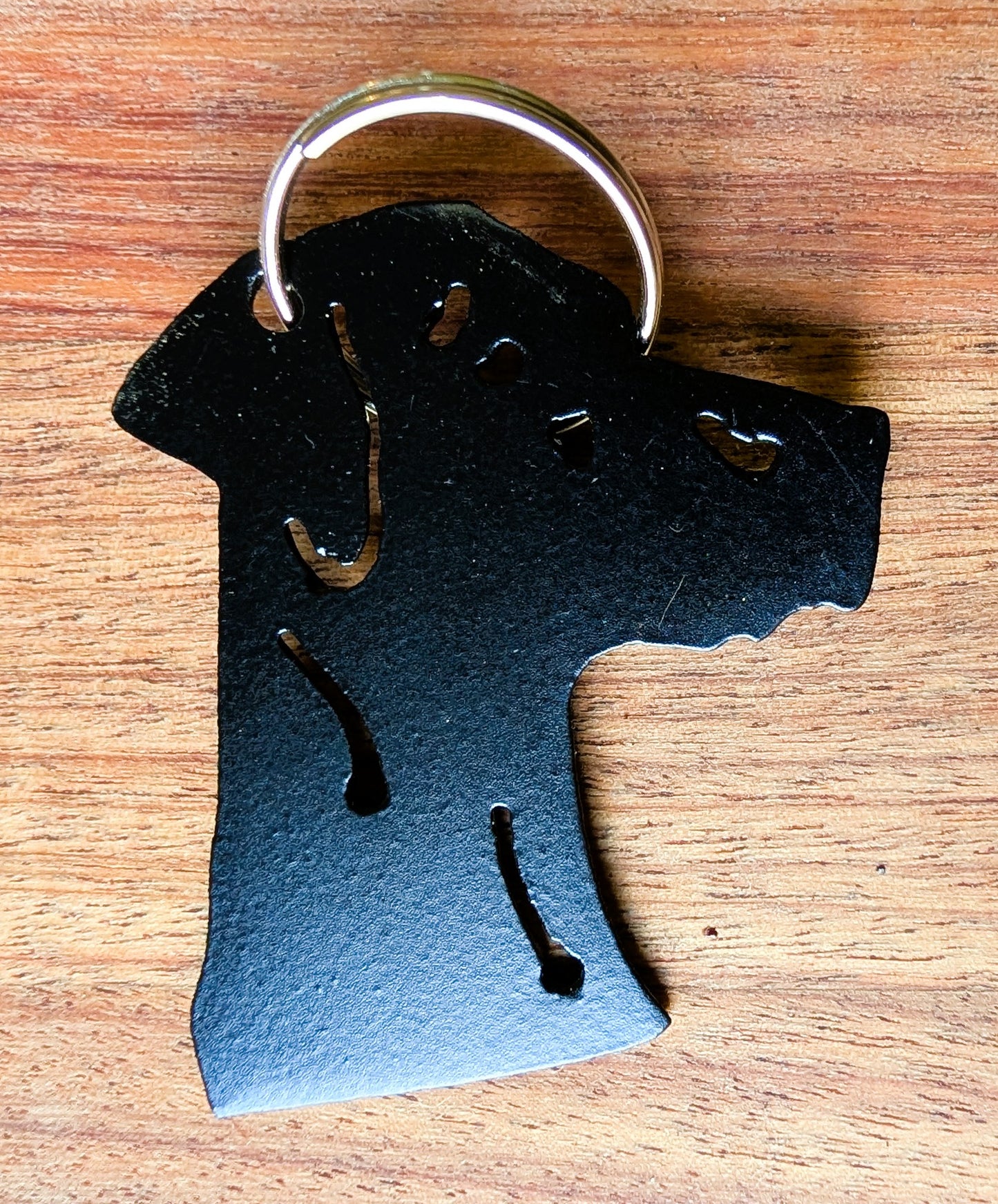 Great Dane Metal Keychain