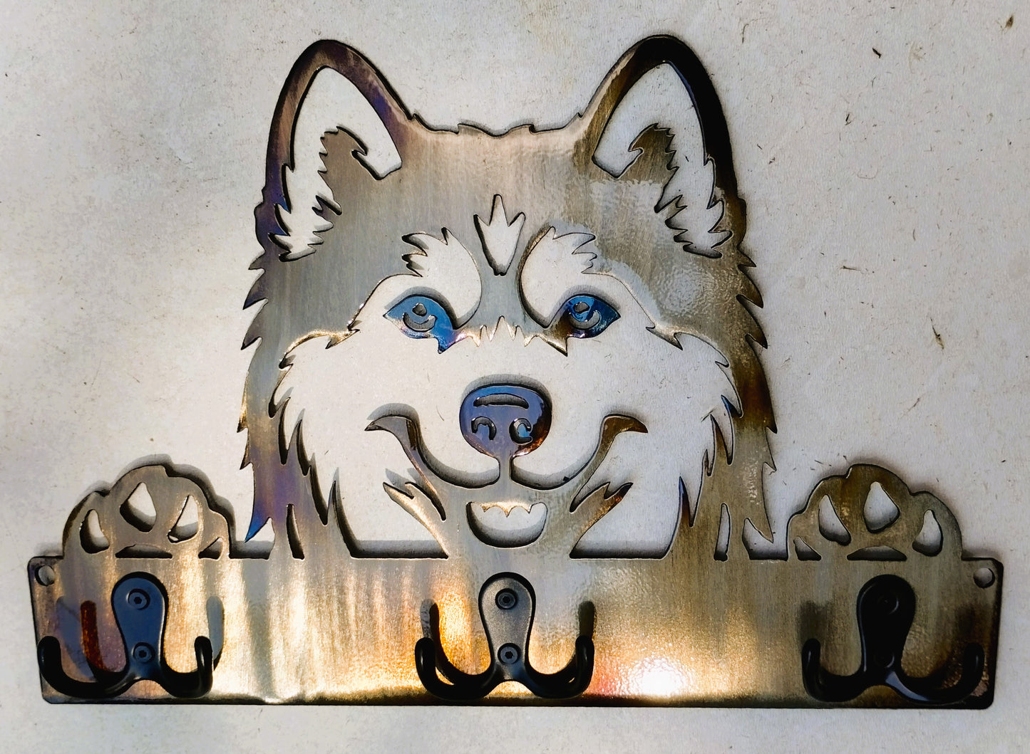 Husky Key Chain-Dog Leash Hanger