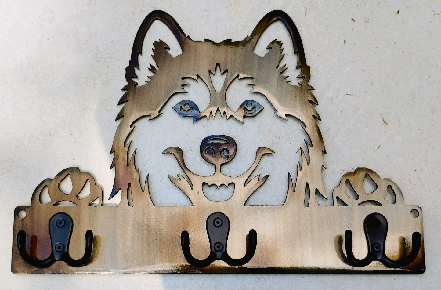 Husky Key Chain-Dog Leash Hanger