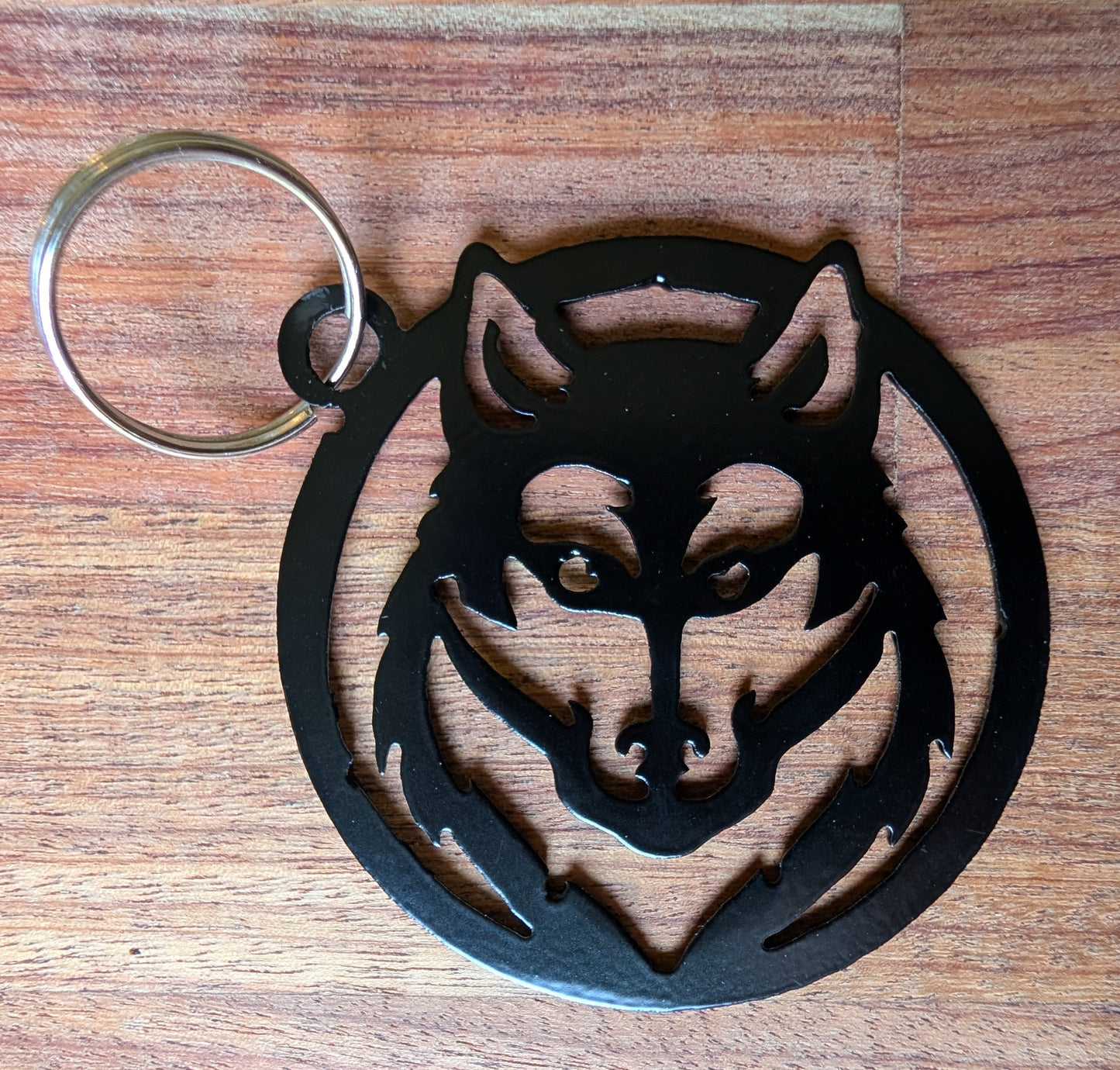 Husky Metal Keychain