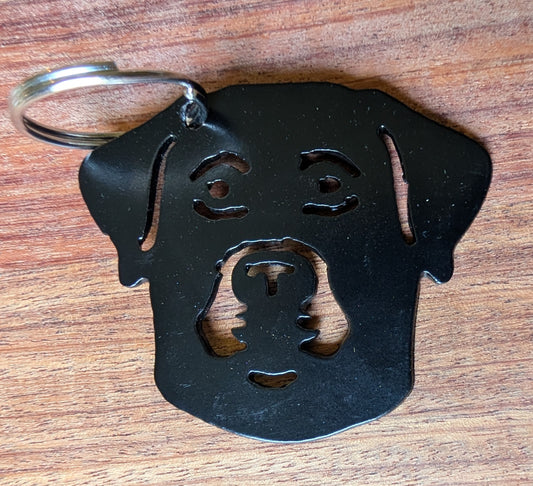 Labrador Metal Keychain