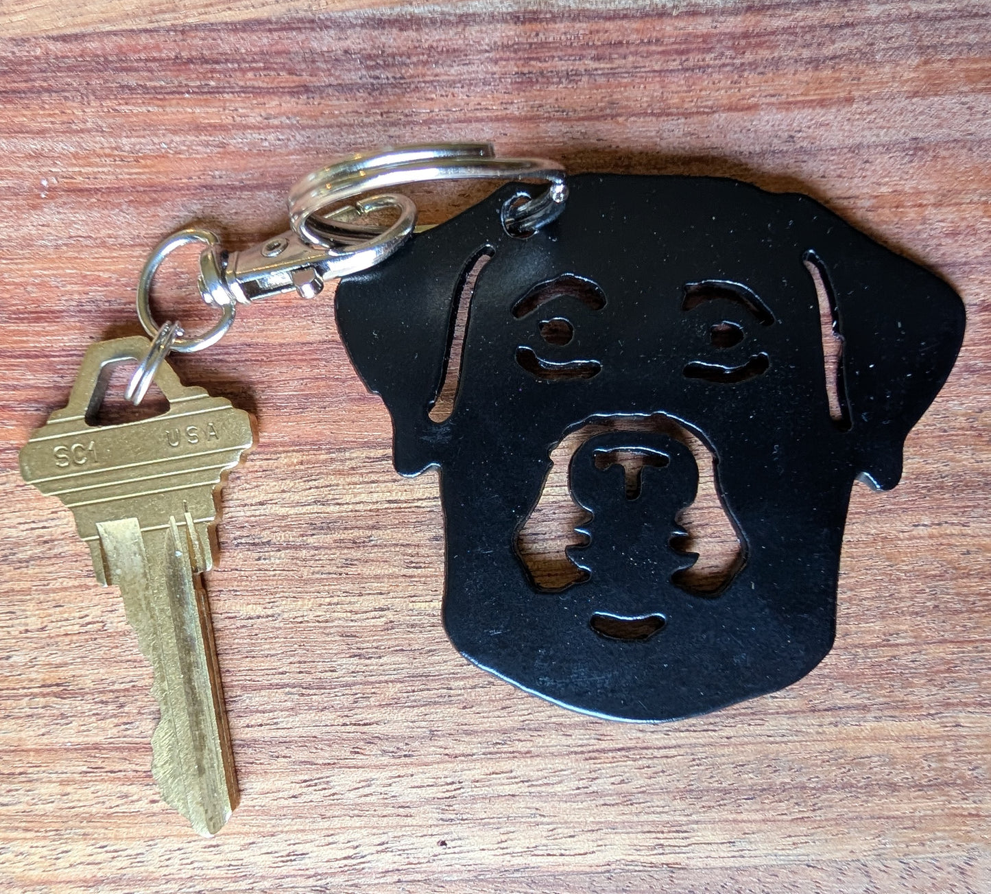 Labrador Metal Keychain