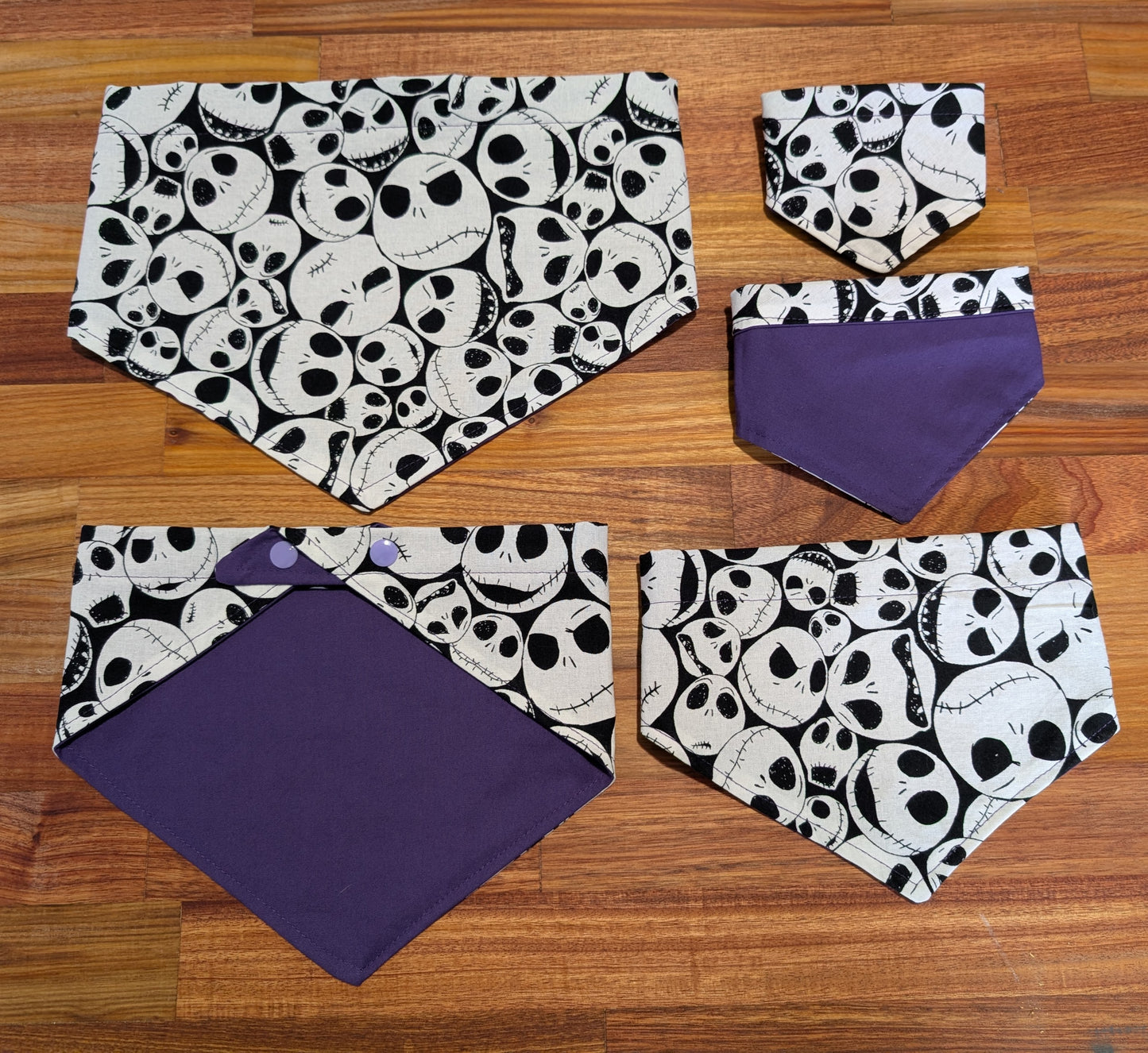 Jack Skellington Bandana - Reversable