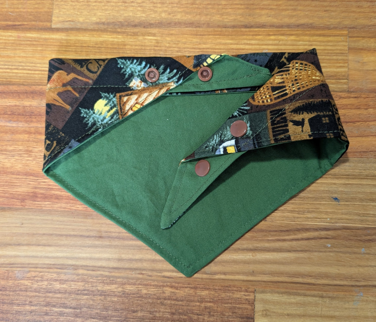 Cabin-Outdoorsy Bandana - Reversable