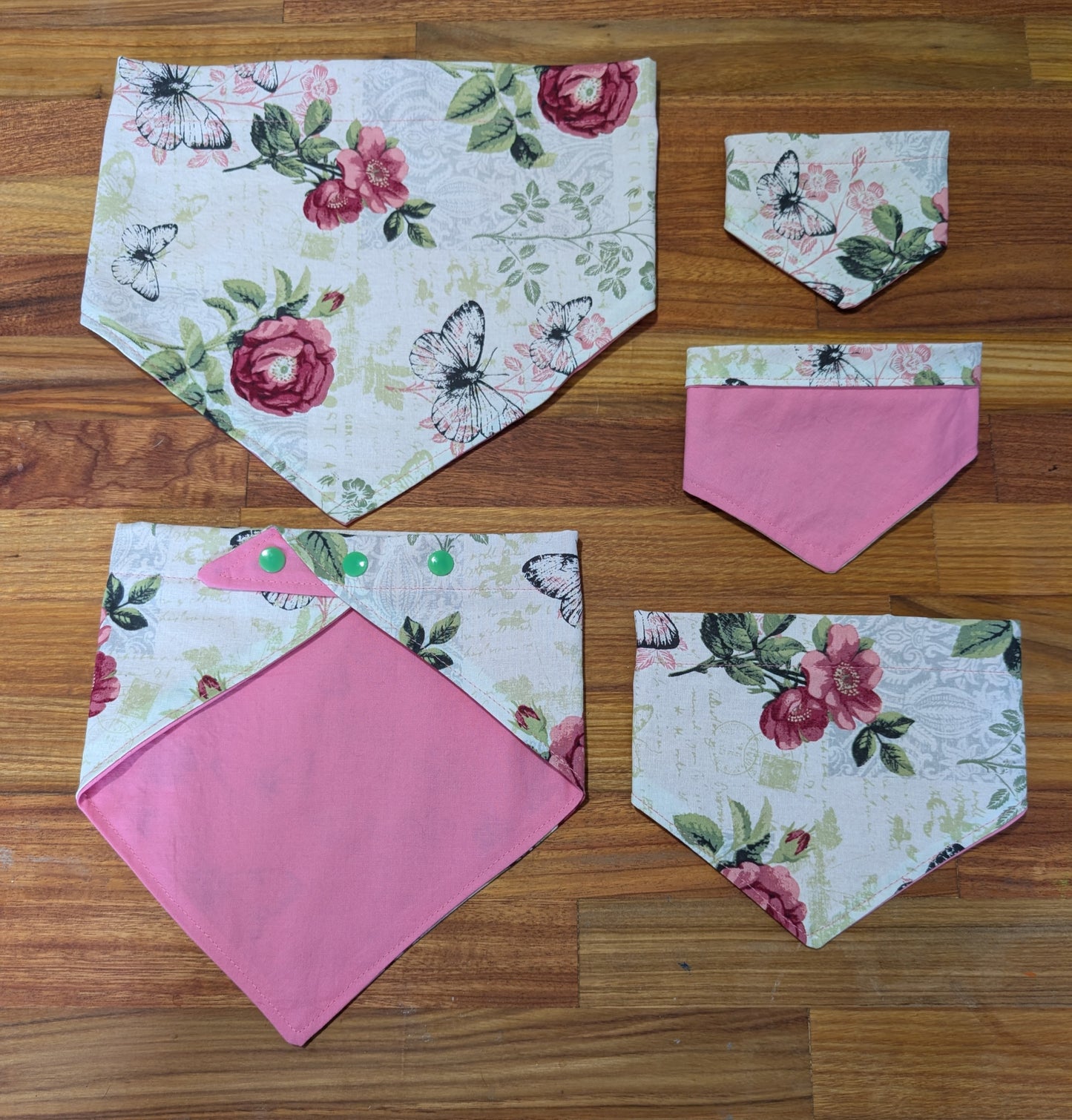 Floral Bandana - Reversable