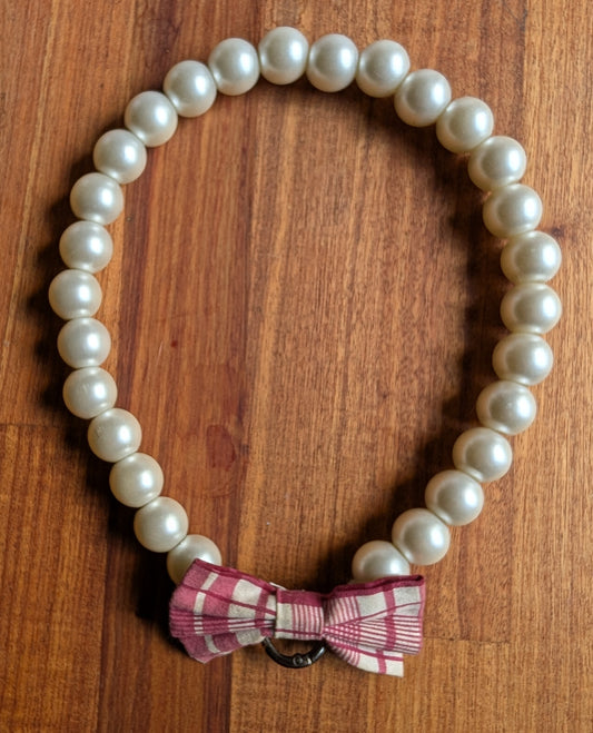 Pearl Dog Necklace