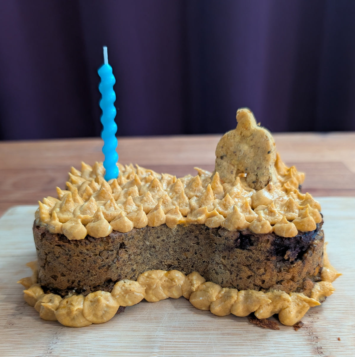 PB Berry PupCake for Birthdays or Gotcha Days - Grain-Free - Peanut Butter, Pumpkin & Blueberry Cake - CANNOT BE SHIPPED