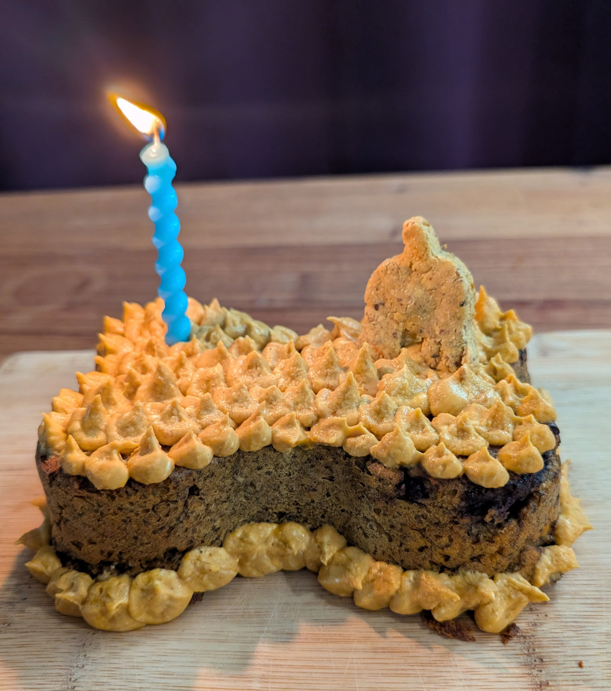 PB Berry PupCake for Birthdays or Gotcha Days - Grain-Free - Peanut Butter, Pumpkin & Blueberry Cake - CANNOT BE SHIPPED
