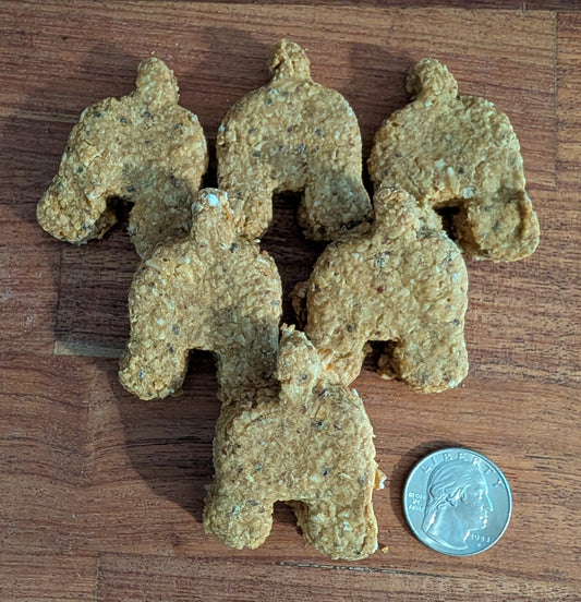Wiggle Butt Crunchies – Packed with Super Foods – Peanut Butter, Pumpkin & Apple Dog Treats (6 pack)