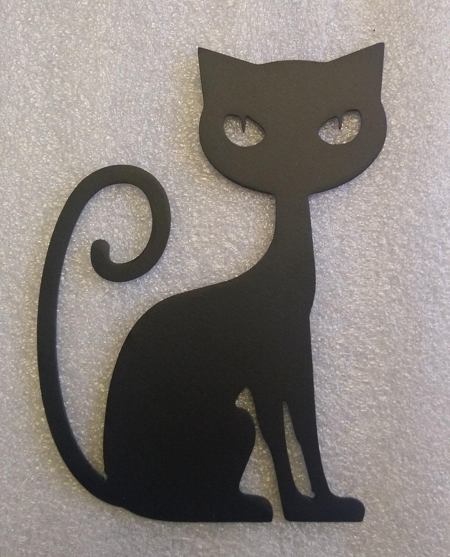 Mystic Black Cat Metal Art