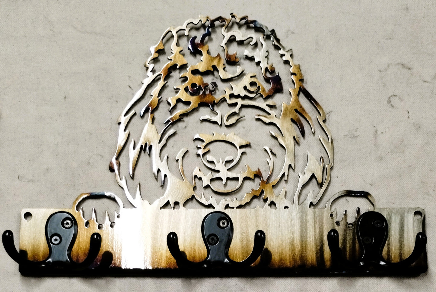 Poodle-Doodle Key Chain-Dog Leash Hanger