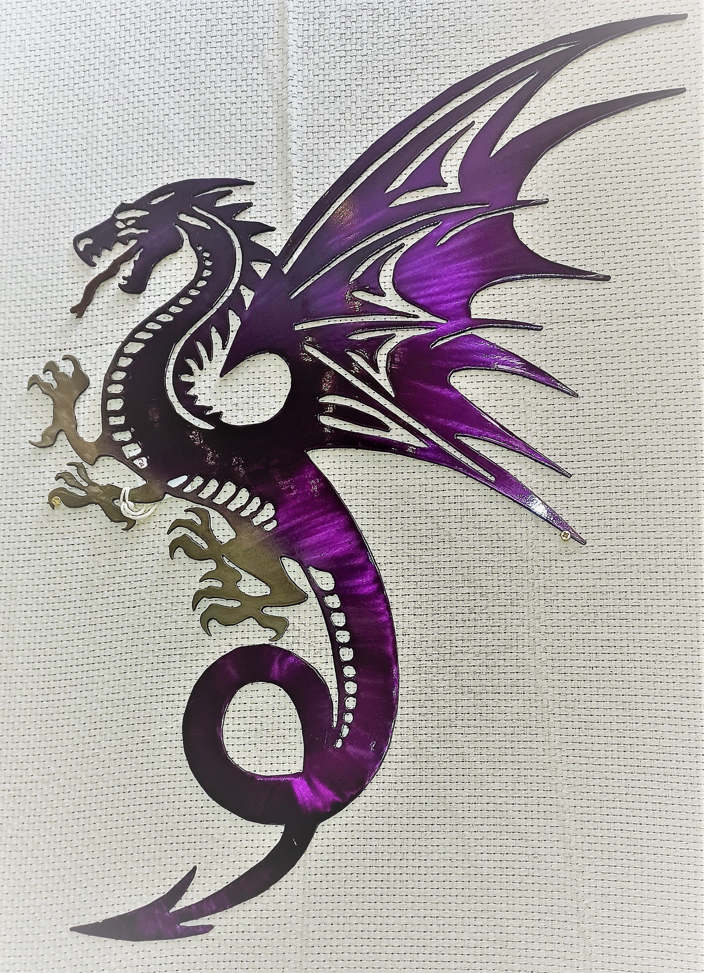 Fantasy Dragon – Vibrant Metal Wall Art