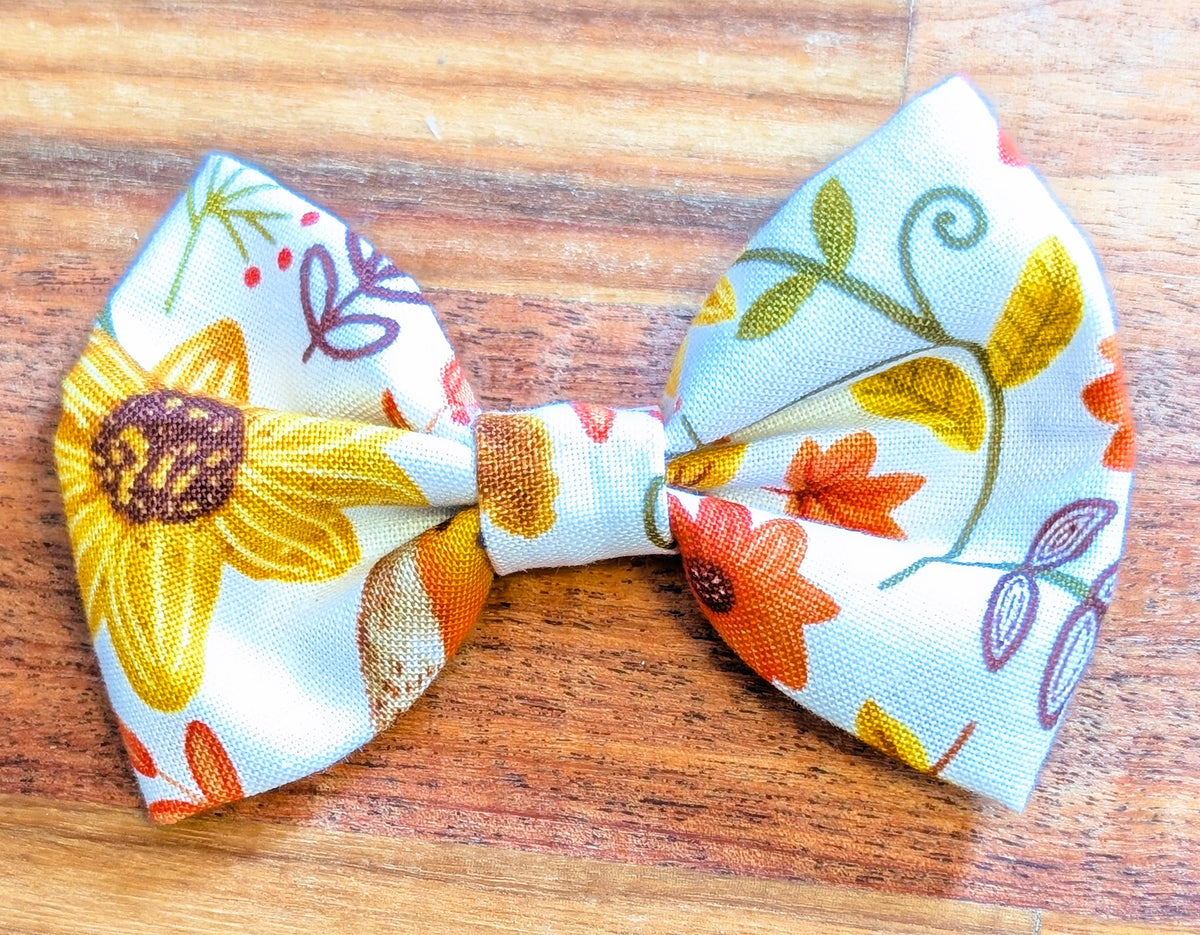 Dog Bow Ties in Fall Patterns | Handmade Pet Bowties for Dogs & Cats