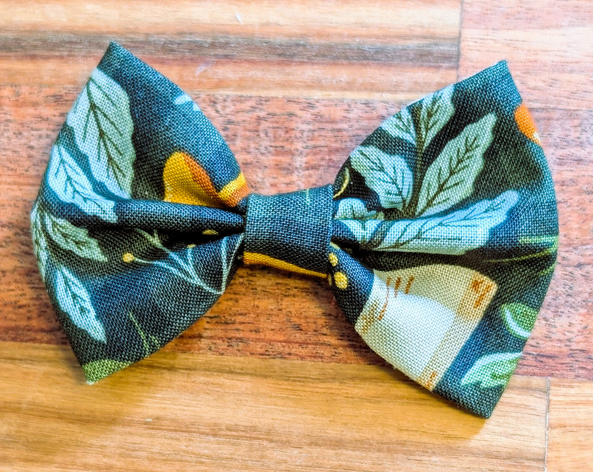 Dog Bow Ties in Fall Patterns | Handmade Pet Bowties for Dogs & Cats