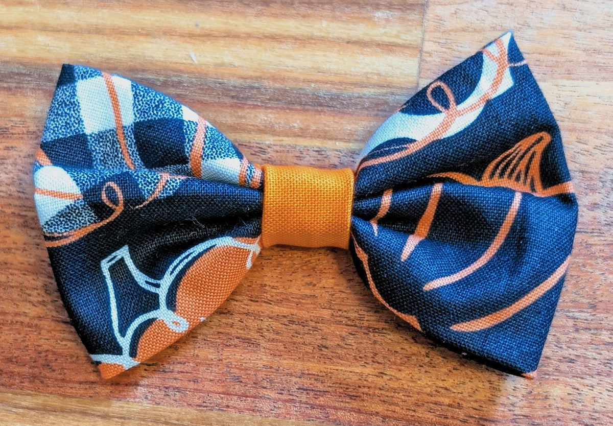 Dog Bow Ties in Fall Patterns | Handmade Pet Bowties for Dogs & Cats
