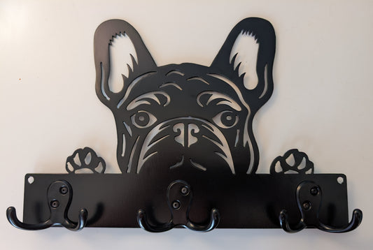 Frenchie Metal Leash Hanger
