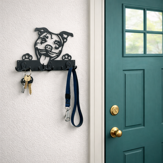 Pittie Metal Leash Hanger