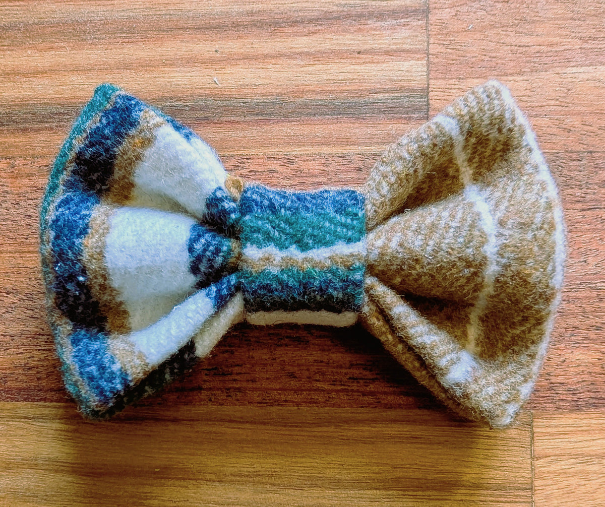 Dog Bow Ties in Fall Patterns | Handmade Pet Bowties for Dogs & Cats