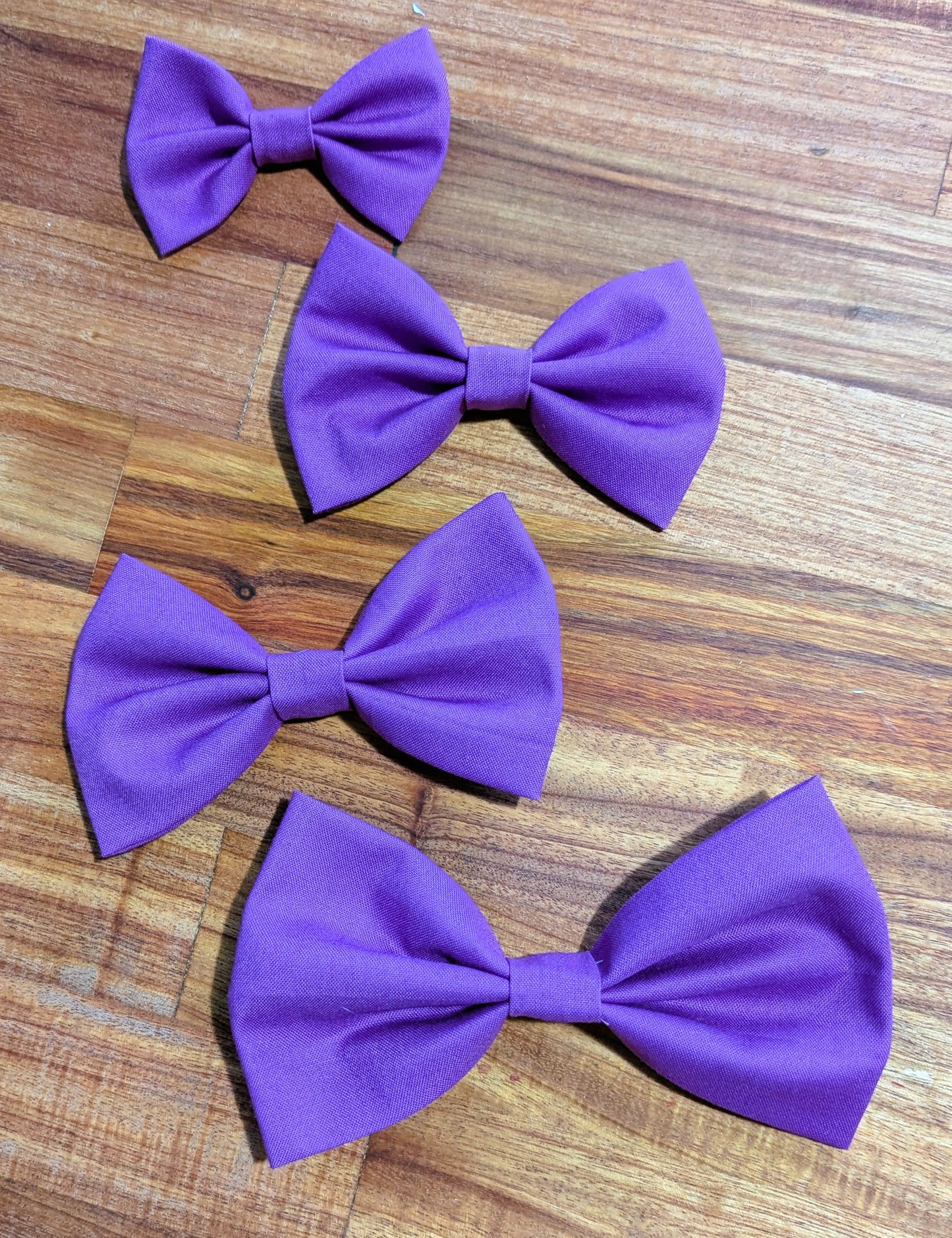 Dog Bow Ties in Solid Colors | Handmade Pet Bowties for Dogs & Cats