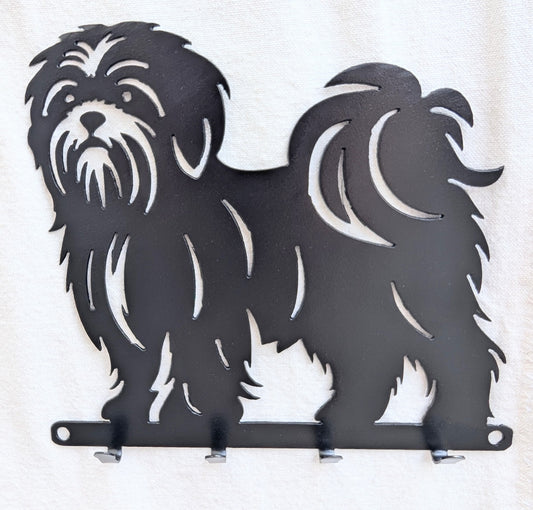 Shih Tzu Small Key & Leash Organizer
