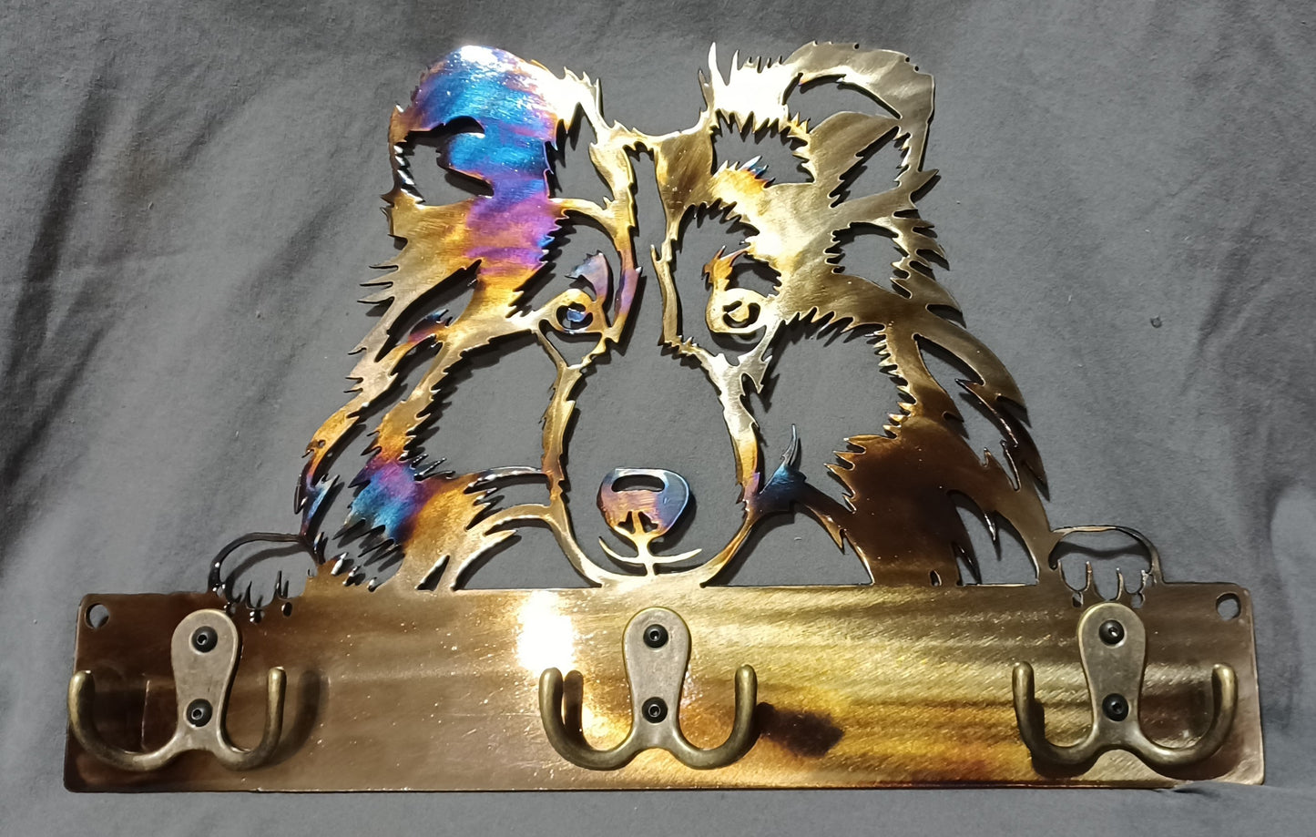 Sheltie Keychain Holder, Leash Holder