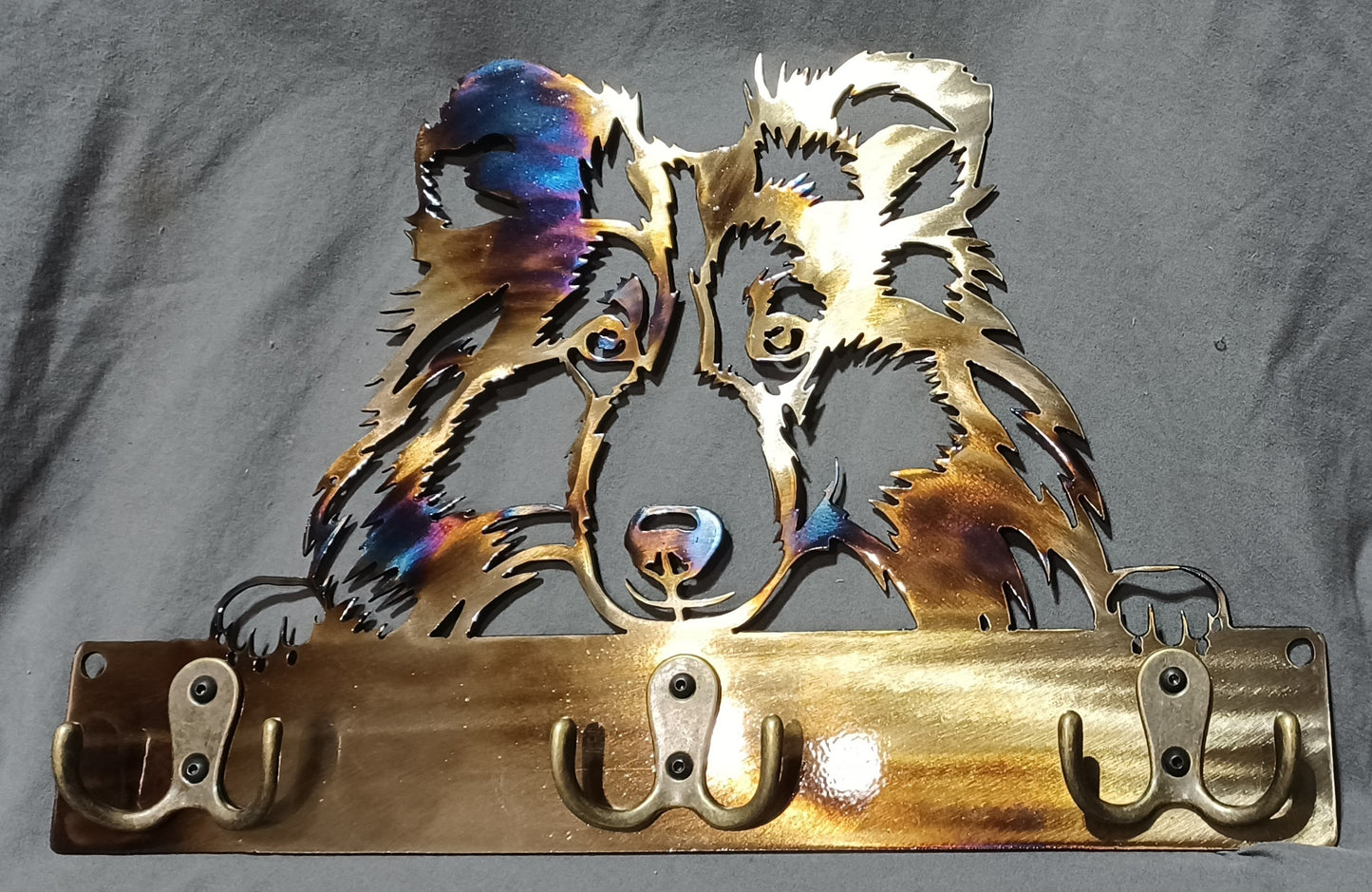 Sheltie Keychain Holder, Leash Holder