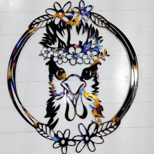 Silkie Chick Metal Wall Art