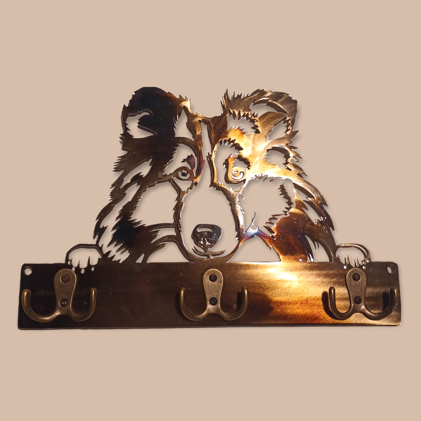 Sheltie Keychain Holder, Leash Holder