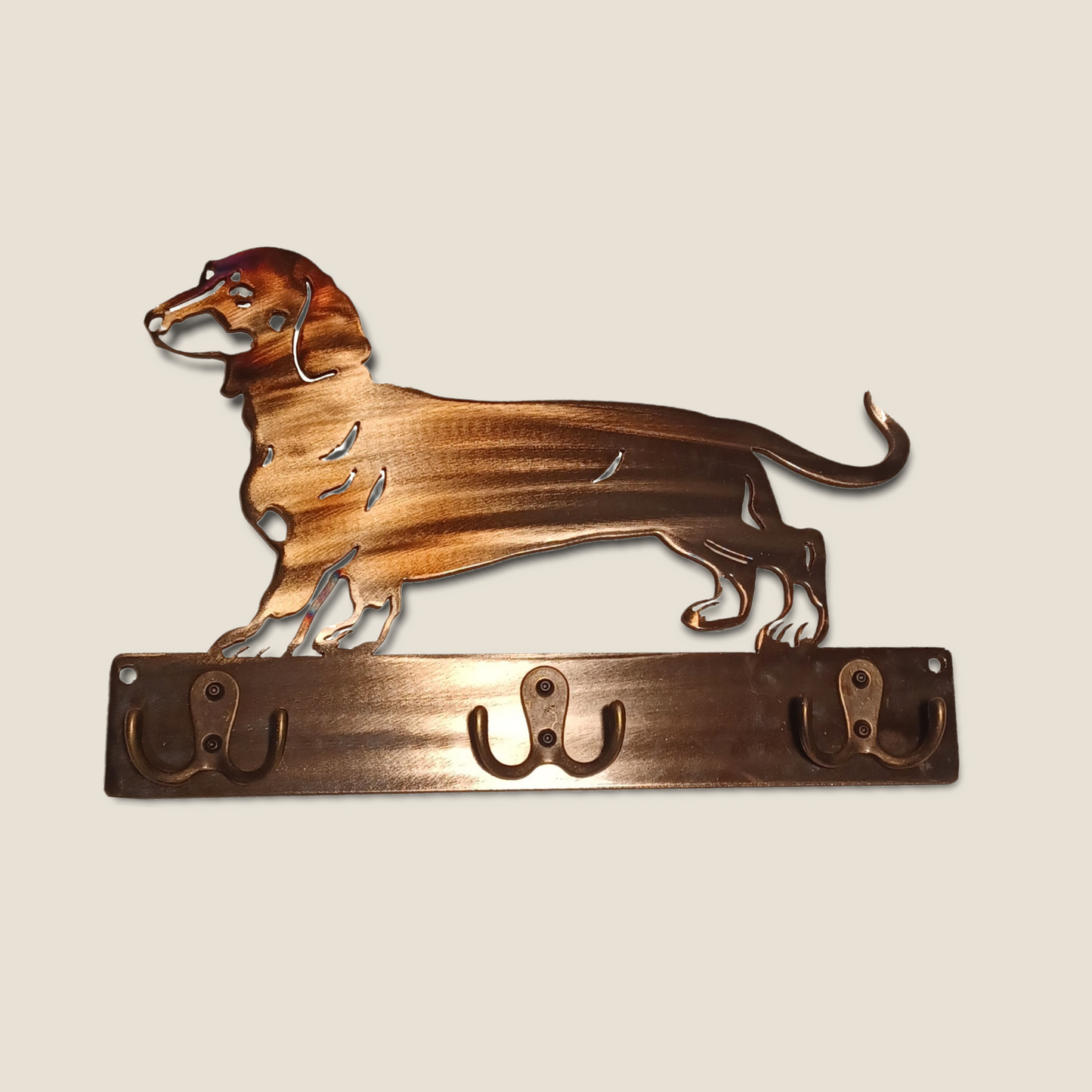 Dachshund-Weiner Dog Keychain-Dog Leash Hanger